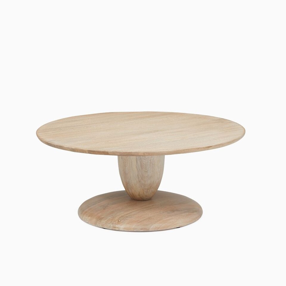 Winona Round Pedestal Coffee Table (91 cm) West Elm UK
